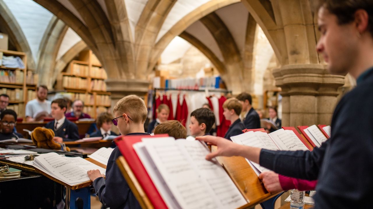 Donate £300 to buy a set of sheet music for the full cathedral choir