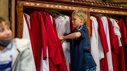 Donate £285 to support laundering of our choir cassocks